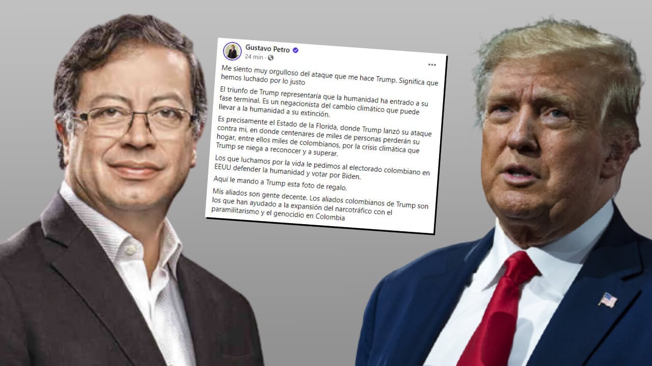 La respuesta de Petro a Donald Trump