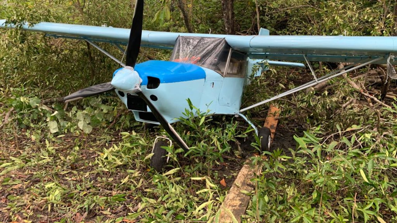 Polémica por avioneta en la que Policía Antinárcoticos incautó cocaína