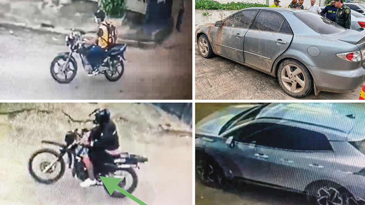 Los delincuentes empezaron la huida en el carro de los familiares de Luis Díaz. Al verse cercados, usaron tres motos, dos de ellas robadas, y, finalmente, se fueron por las trochas. Las autoridades investigan otro vehículo, un Mazda gris, blindado, de origen venezolano. Quienes lo manejaban se enfrentaron a la Policía y luego se volaron dejándolo tirado.