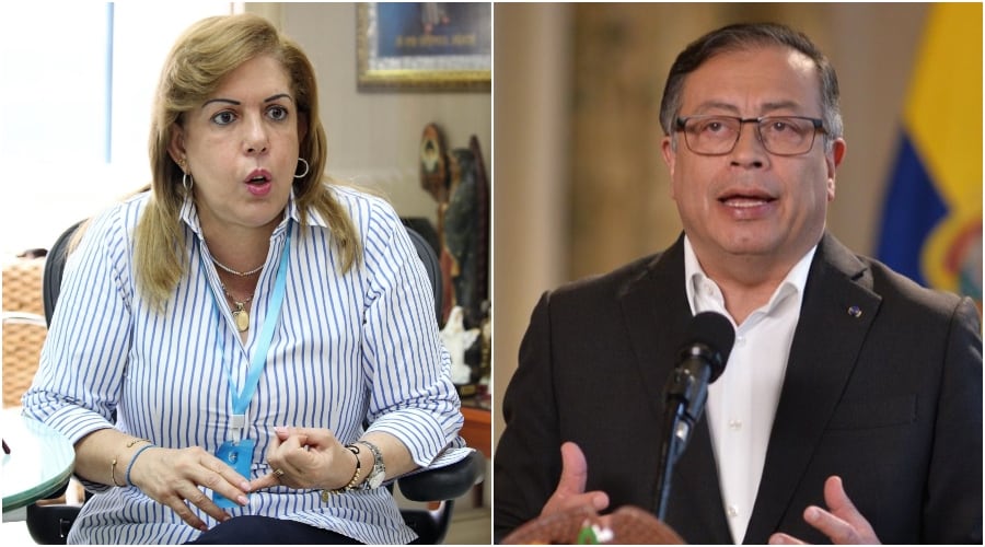 Clara Luz Roldán le hizo varias peticiones a Gustavo Petro a través de Twitter.