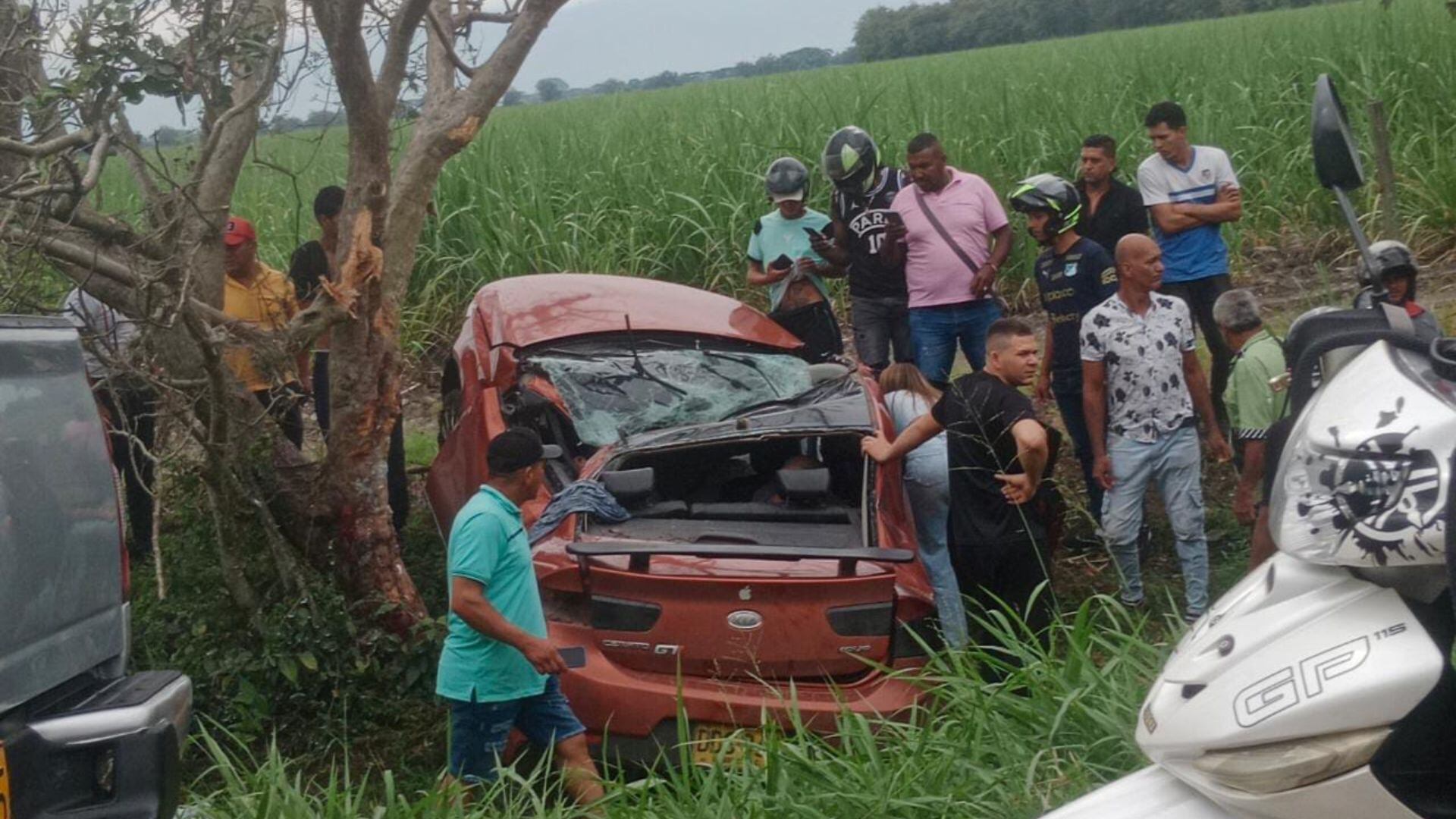 Accidente de tránsito.