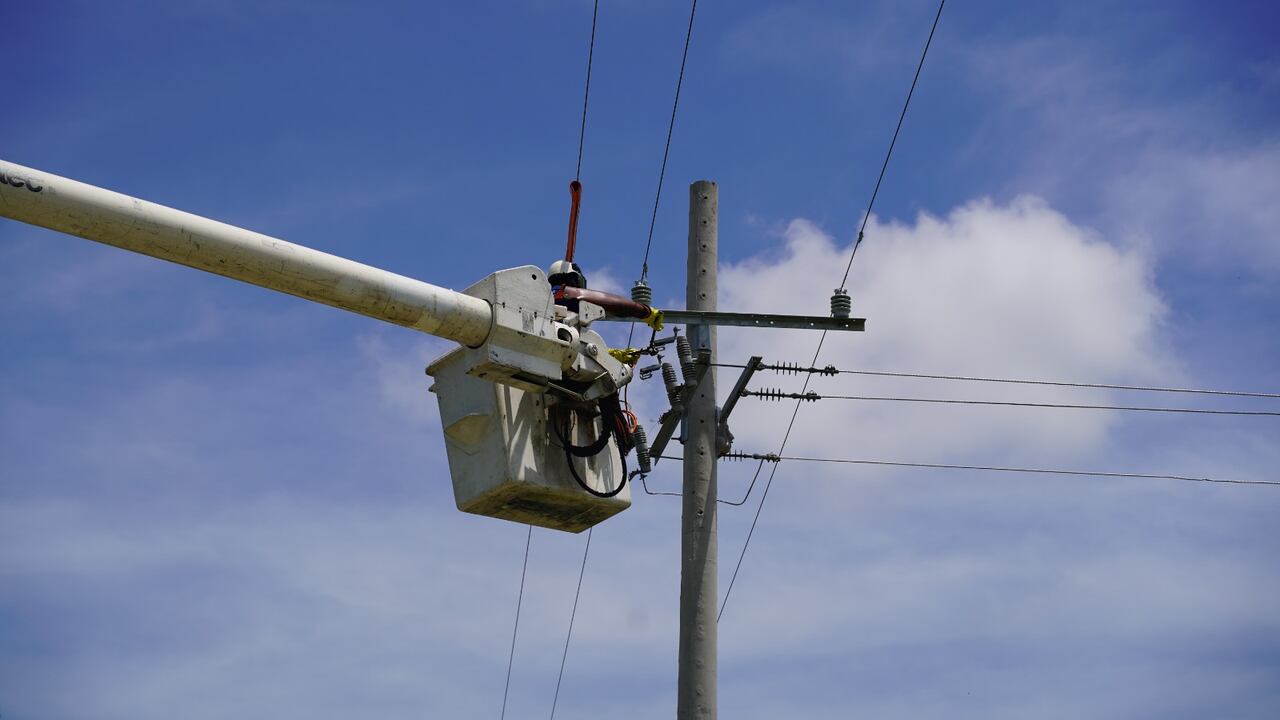 Mantenimiento en redes eléctricas.