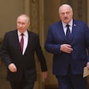 Vladimir Putin y Alexander Lukashenko