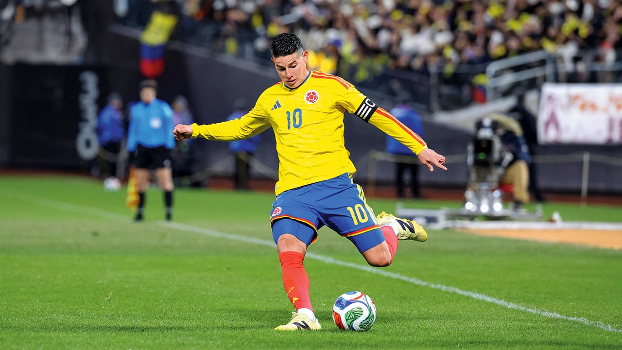 James Rodríguez, capitán y referente de la Selección Colombia