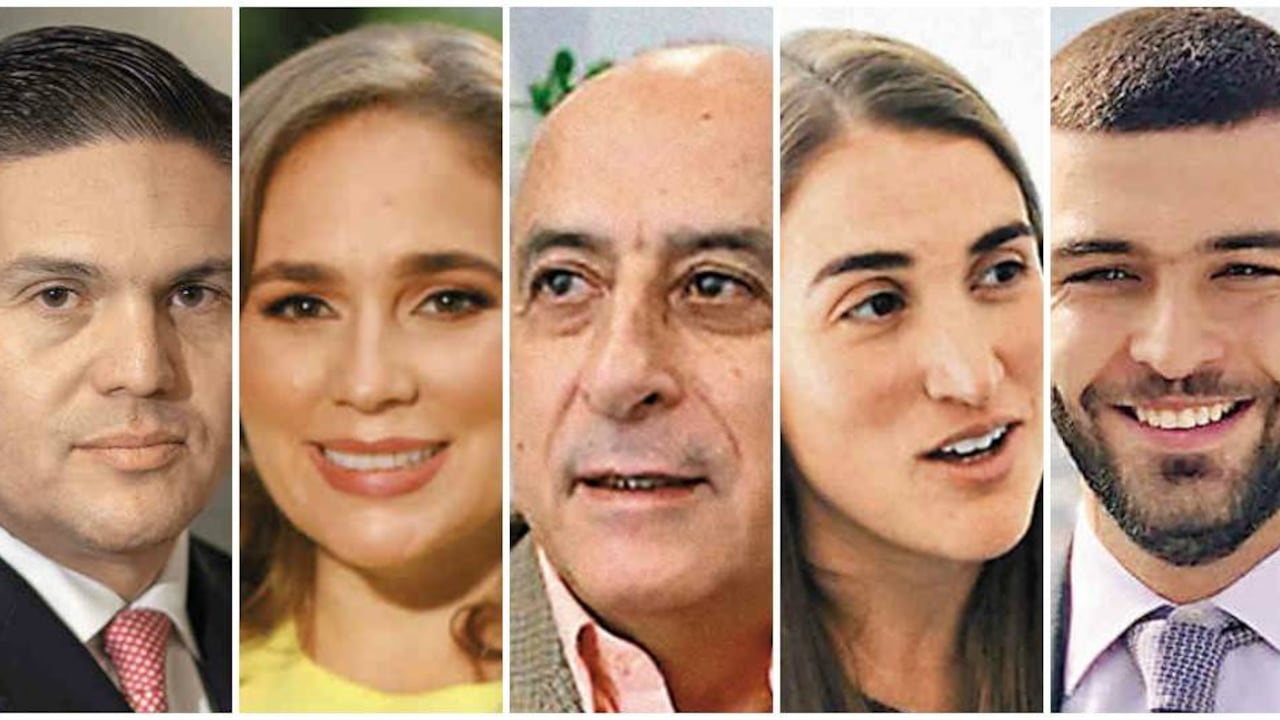 Juan Carlos Pinzón, presidente de ProBogotá, Ana María Badel, presidenta de ProBarranquilla, Rafael Aubad, presidente de ProAntioquia, María Isabel Ulloa, presidenta de ProPacífico, Sebastián Restrepo, presidente de ProRisaralda