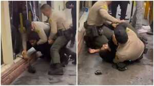 Anderson dijo ante reporteros locales: “La policía me atacó brutalmente sin ningún motivo (...). Así que les pregunté: '¿Qué hice? ¿Qué hice?'".