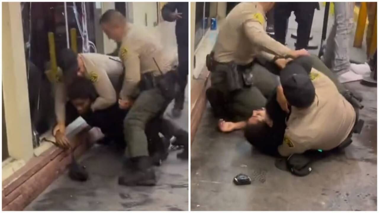 Anderson dijo ante reporteros locales: “La policía me atacó brutalmente sin ningún motivo (...). Así que les pregunté: '¿Qué hice? ¿Qué hice?'".