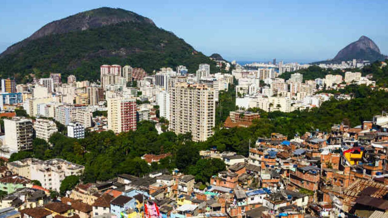En la imagen, Rio de Janeiro en Brasil, uno de los países más desiguales. (iStock Images)