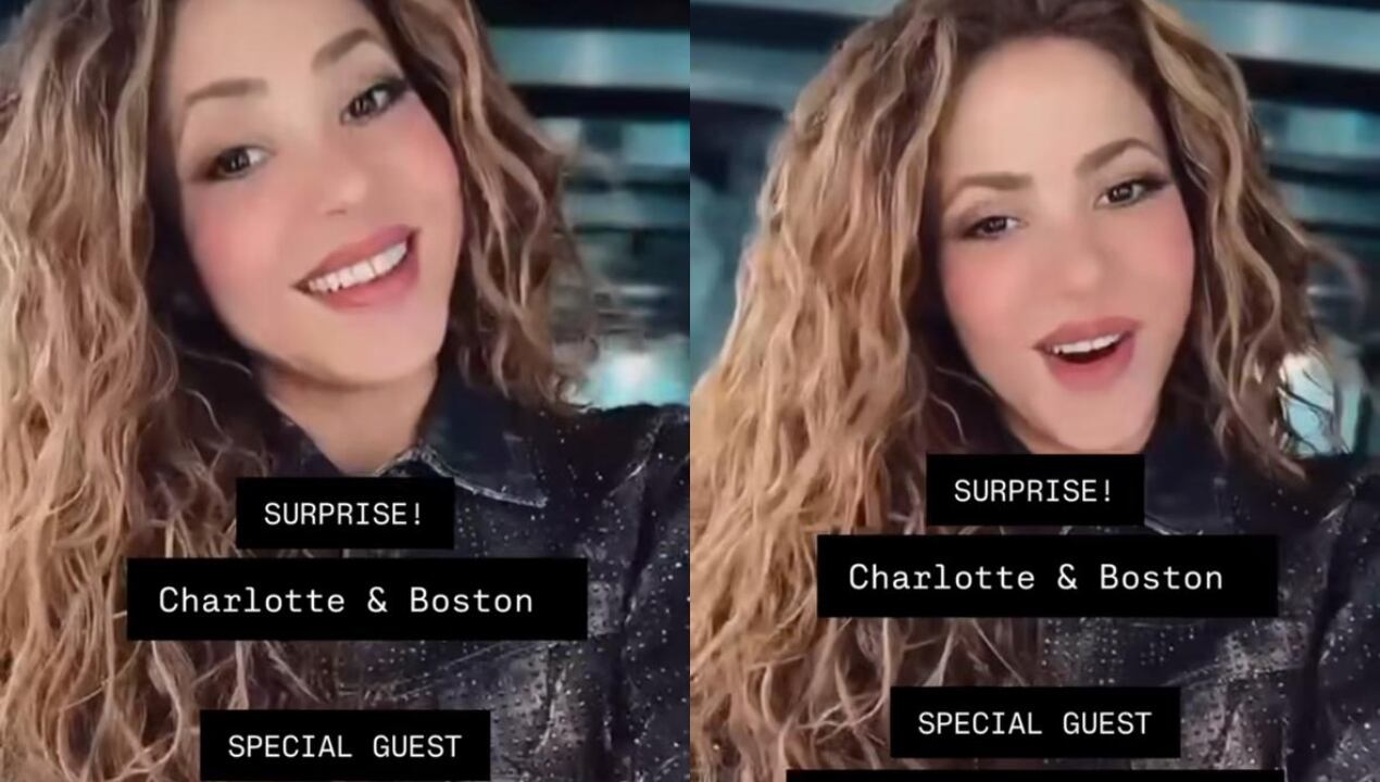 Shakira reveló el nombre del artista que abrirá sus conciertos en Charlotte y Boston en Estados Unidos