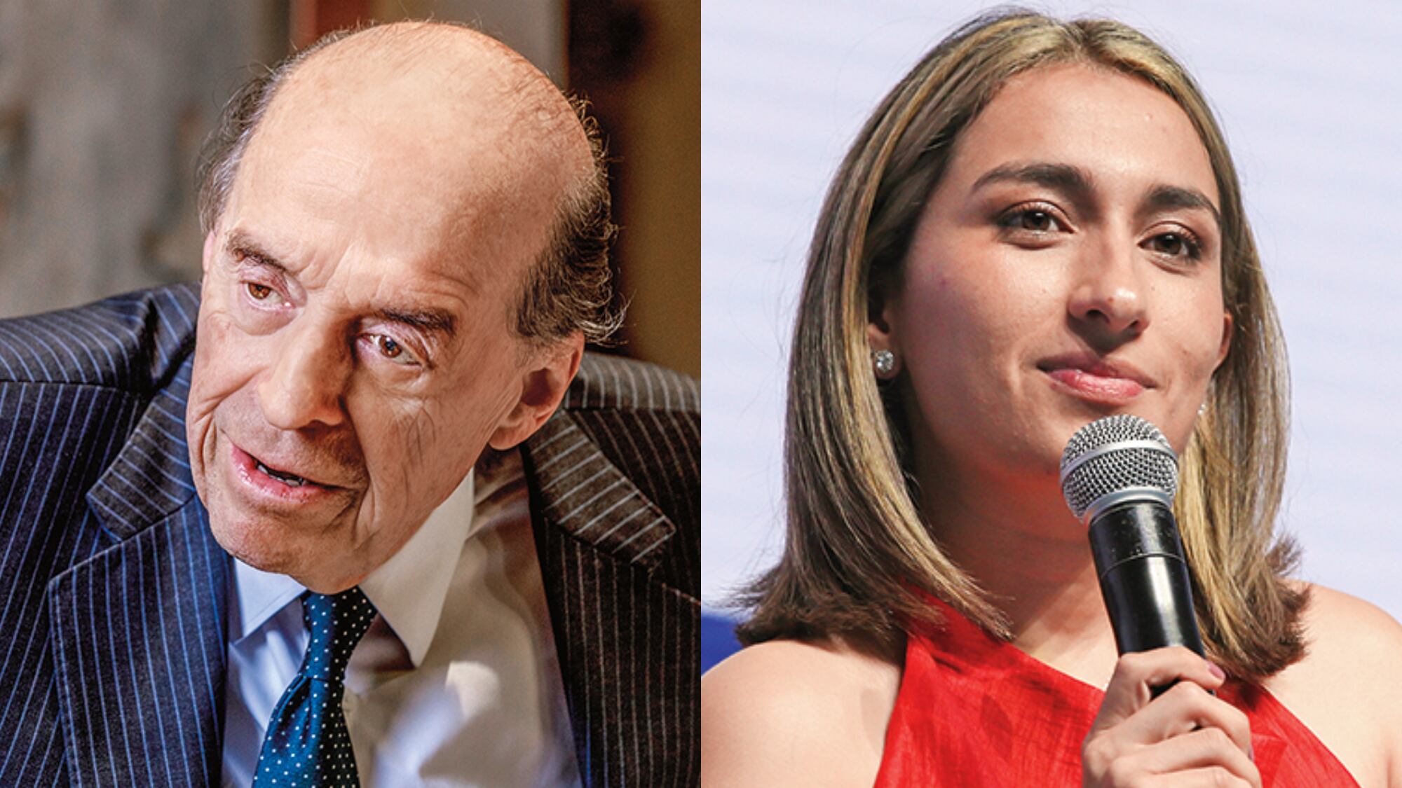 Álvaro Leyva y Laura Sarabia.