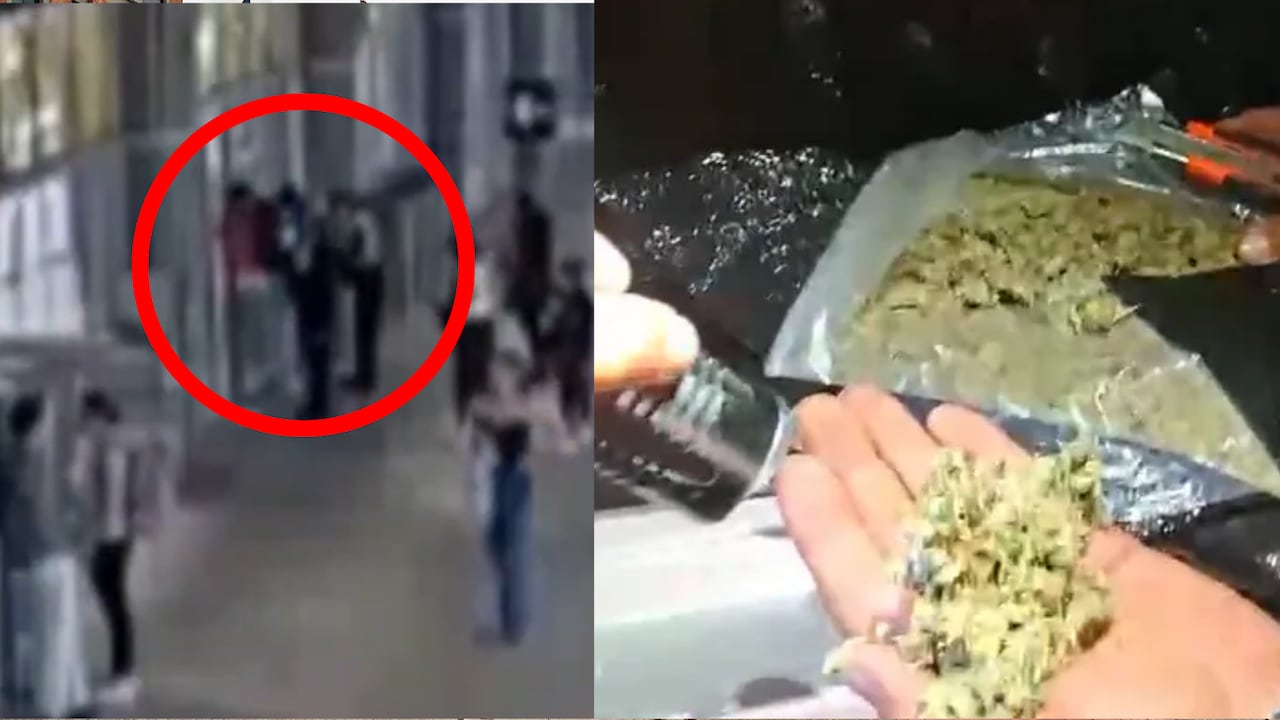 El hombre no pudo evadir el control judicial y terminó con un kilo de marihuana incautado - imagen de referencia.