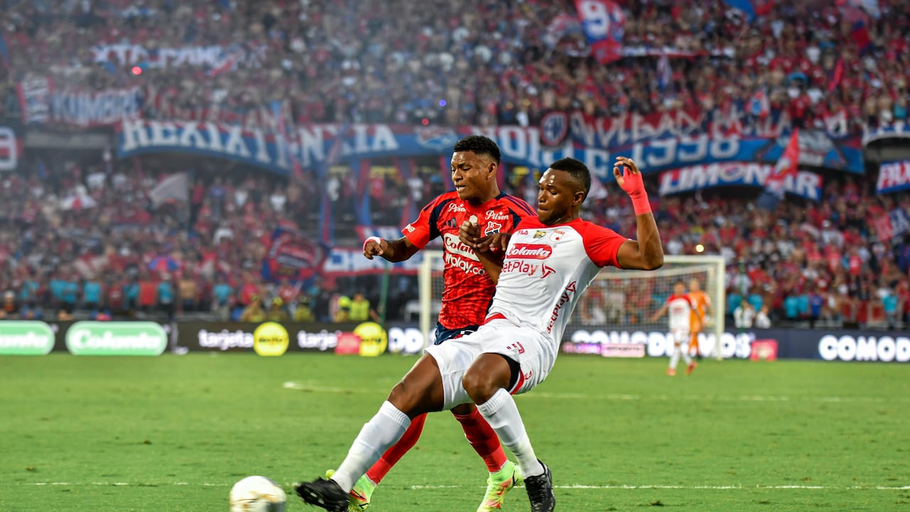 Imagen del compromiso de la final entre Independiente Medellín vs Santa Fe.