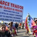 Pelea entre partidarios de Evo Morales con los de Luis Arce