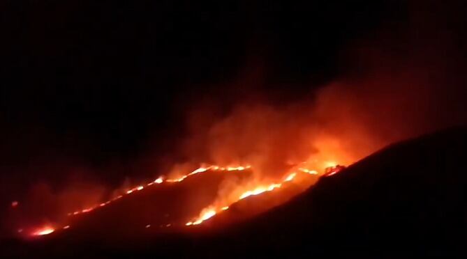 En la noche del martes 14 se presentó un incendio en el Parque Nacional Natural Chingaza, en inmediaciones de la laguna de Chingaza
