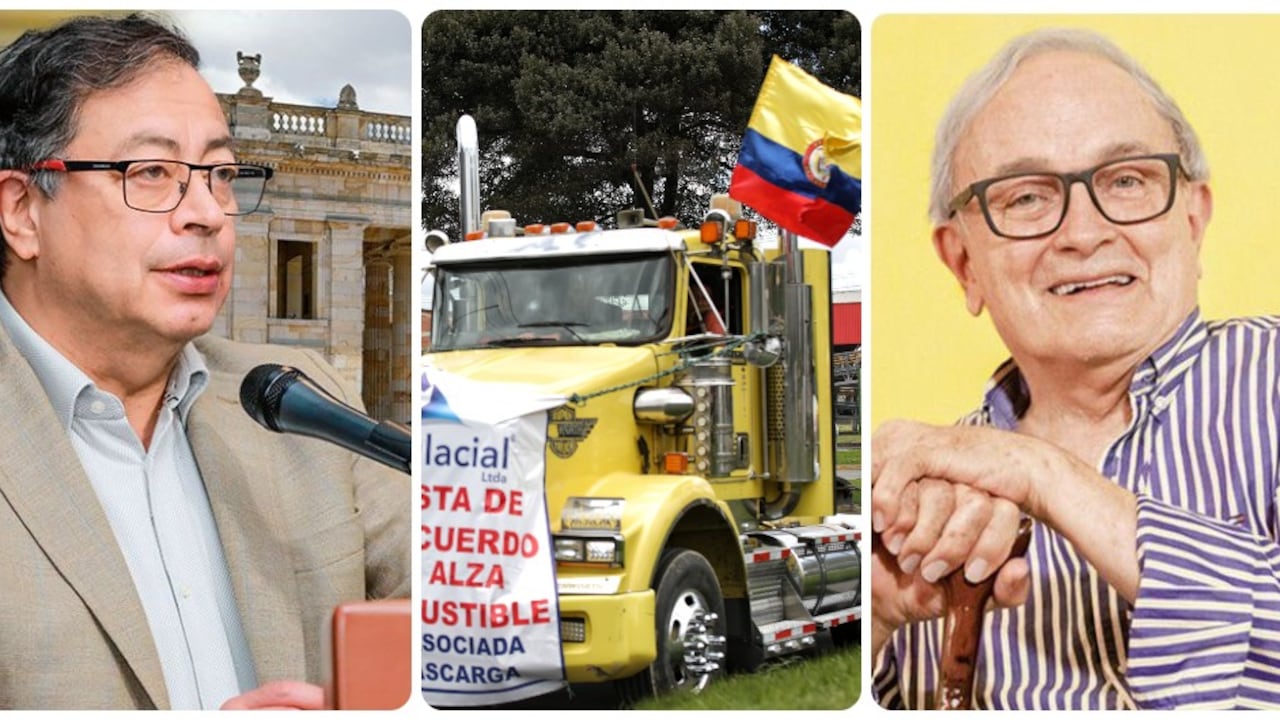 Gustavo Petro, los camioneros y Gustavo Álvarez Gardeazábal.