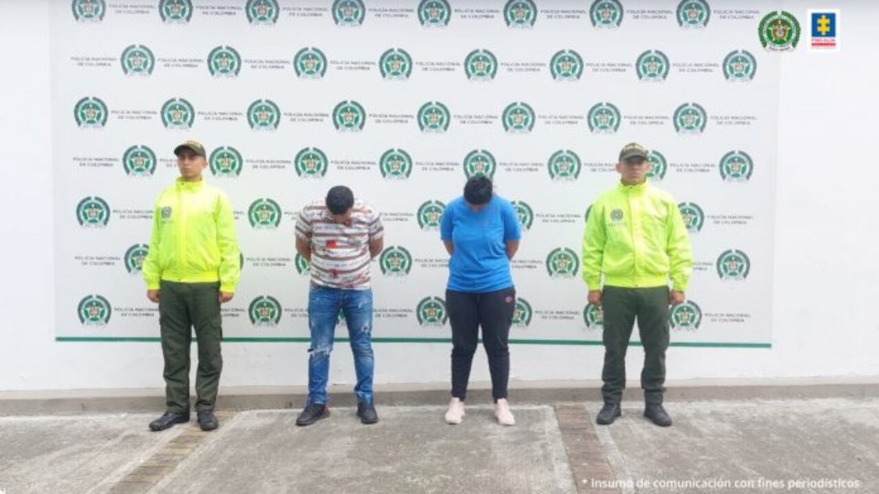 Luis Albeiro Guzmán y Nohora Tatiana Collazos, señalados del hurto a motocicletas.