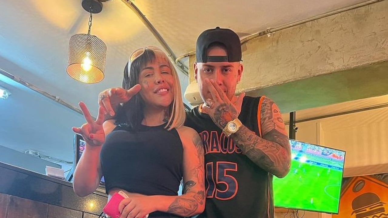 Yina Calderón y Chico Cruz.