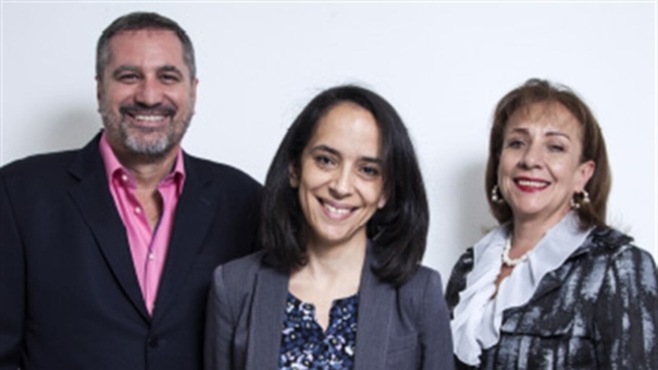 Germán Téllez, asesor e inversiontde Pasco / Valerie Mc Cormick, gerente de Pasco / María Consuelo Sarmiento, gerente comercial de Pasco.