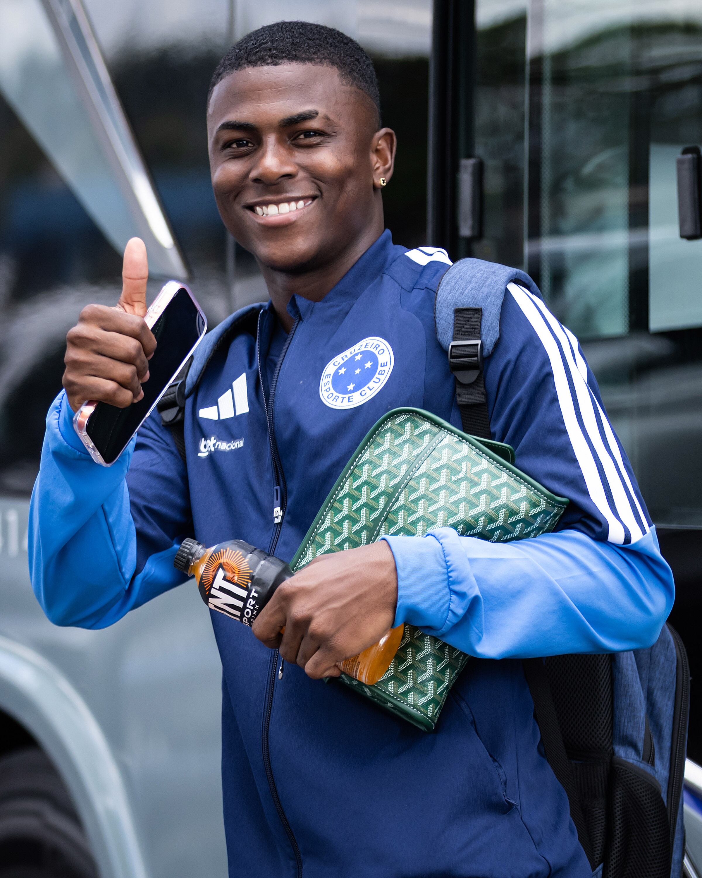 Néiser Villarreal, jugador de Cruzeiro en Brasil