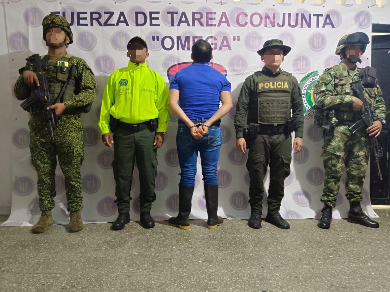 Capturado alias Ovejo por parte de las Fuerzas Militares.