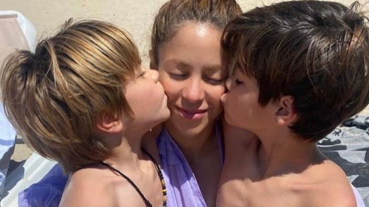 Shakira tendrá la custodia de sus hijos Milán y Sasha luego de su separación de Gerard Piqué. Foto: Instagram @Shakira