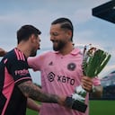 Maluma y Messi en el videoclip de Trofeo.