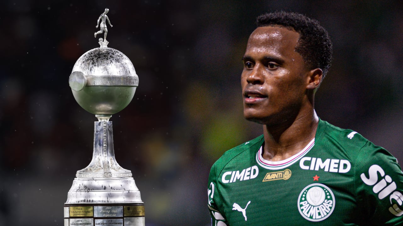Jhon Arias sigue avanzando en la Copa Libertadores con la camiseta de Palmeiras