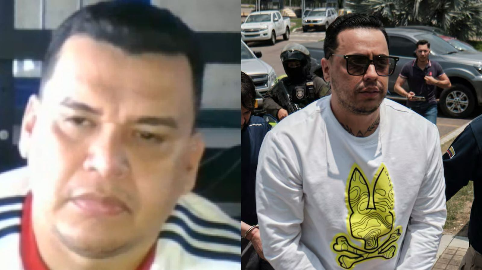 Digno Palomino y Jorge Díaz, peligrosos cabecillas de bandas criminales en Barranquilla.