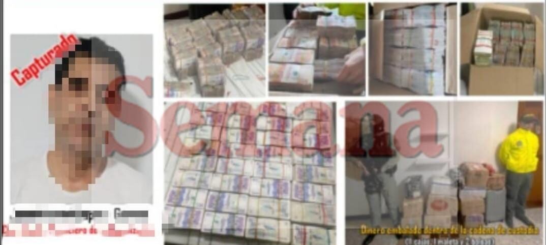 SEMANA conoció en exclusiva las fotos del operativo en el que fueron capturadas siete personas por hacer parte presuntamente de la red financiera del Clan del Golfo, en donde se decomisaron cerca de 14.000 millones de pesos.