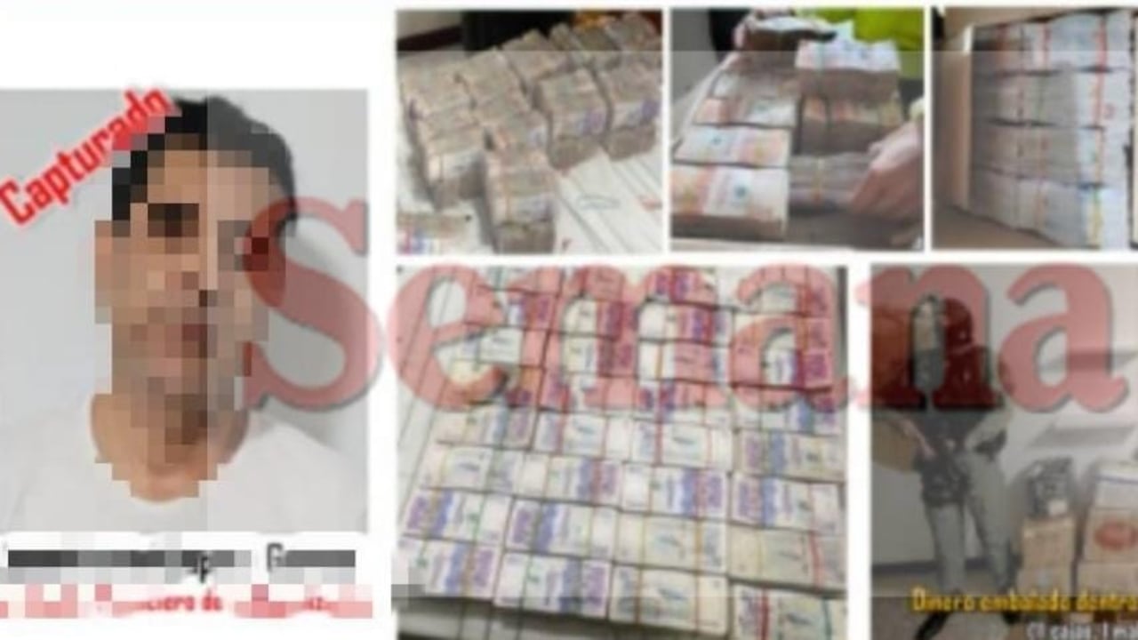 SEMANA conoció en exclusiva las fotos del operativo en el que fueron capturadas siete personas por hacer parte presuntamente de la red financiera del Clan del Golfo, en donde se decomisaron cerca de 14.000 millones de pesos.
