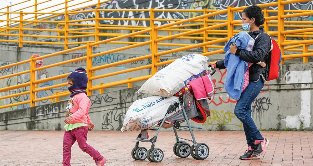 La participación de migrantes hacia Colombia en el crecimiento de esta tasa también ha disminuido.