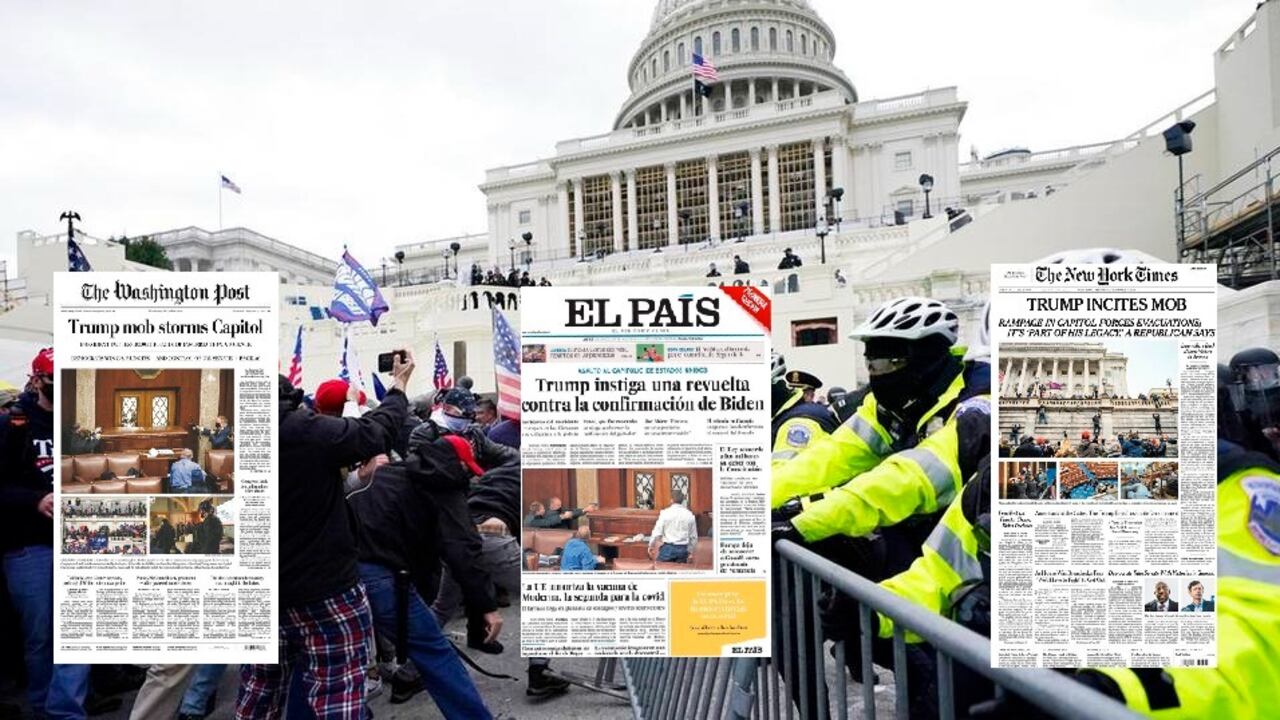 “Un asalto a la democracia”: Así registraron los medios internacionales el caos en Washington