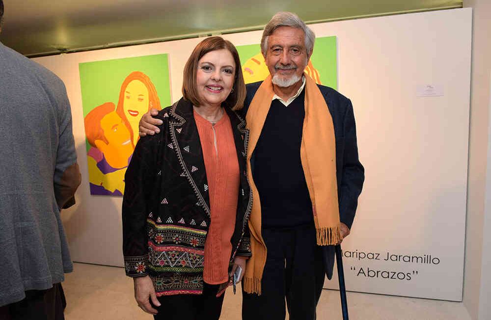 Susana Cárdenas, Margarita Gutiérrez y Ernesto Pombo.