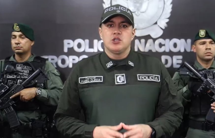 Coronel Libardo Fabio Ojeda Eraso, Comandante de la Policía Metropolitana de Cúcuta.