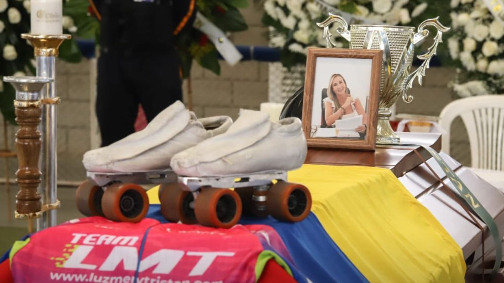 Velorio de Luz Mery Tristán en Cali.