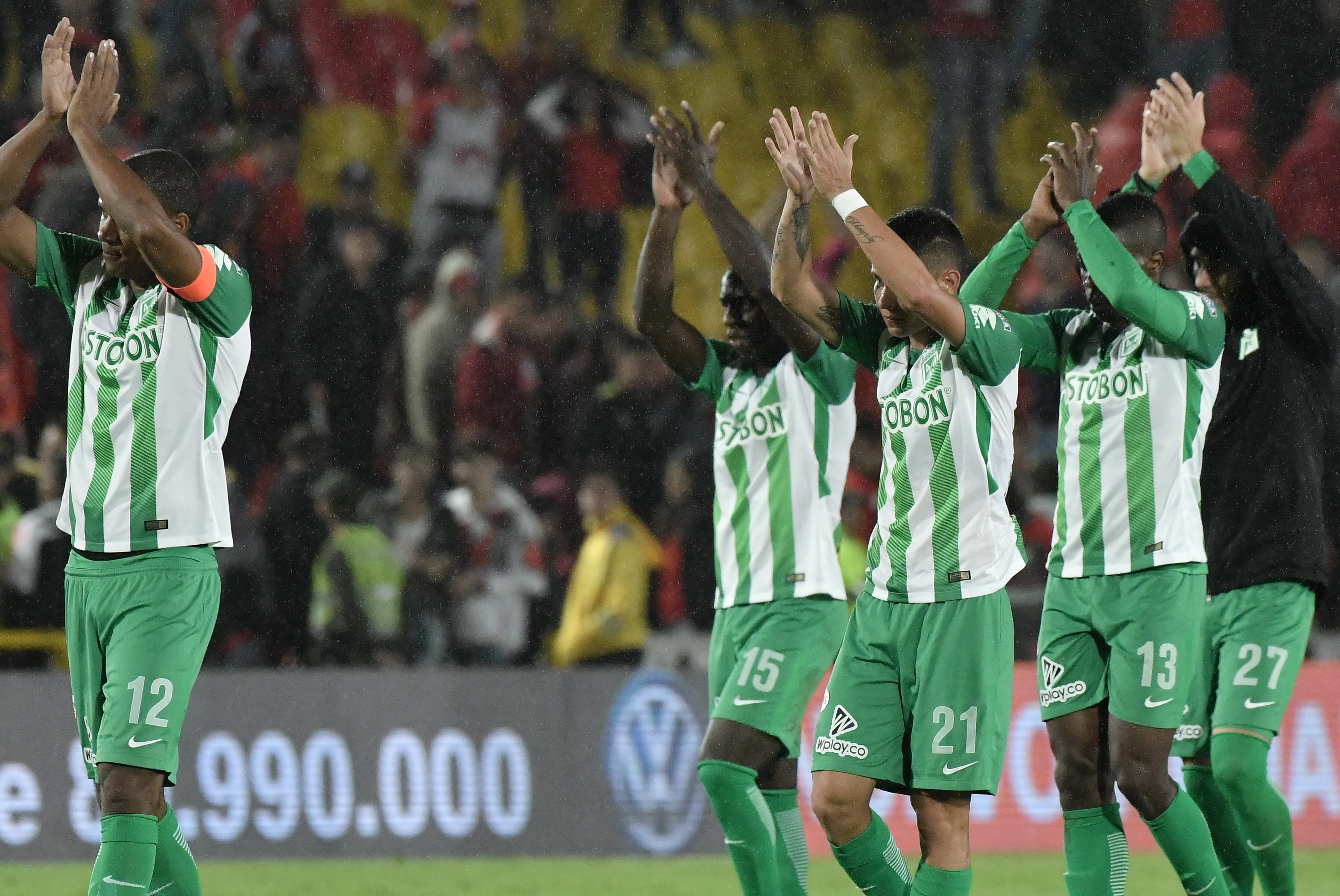 Alexis Henríquez durante su estancia con Atlético Nacional