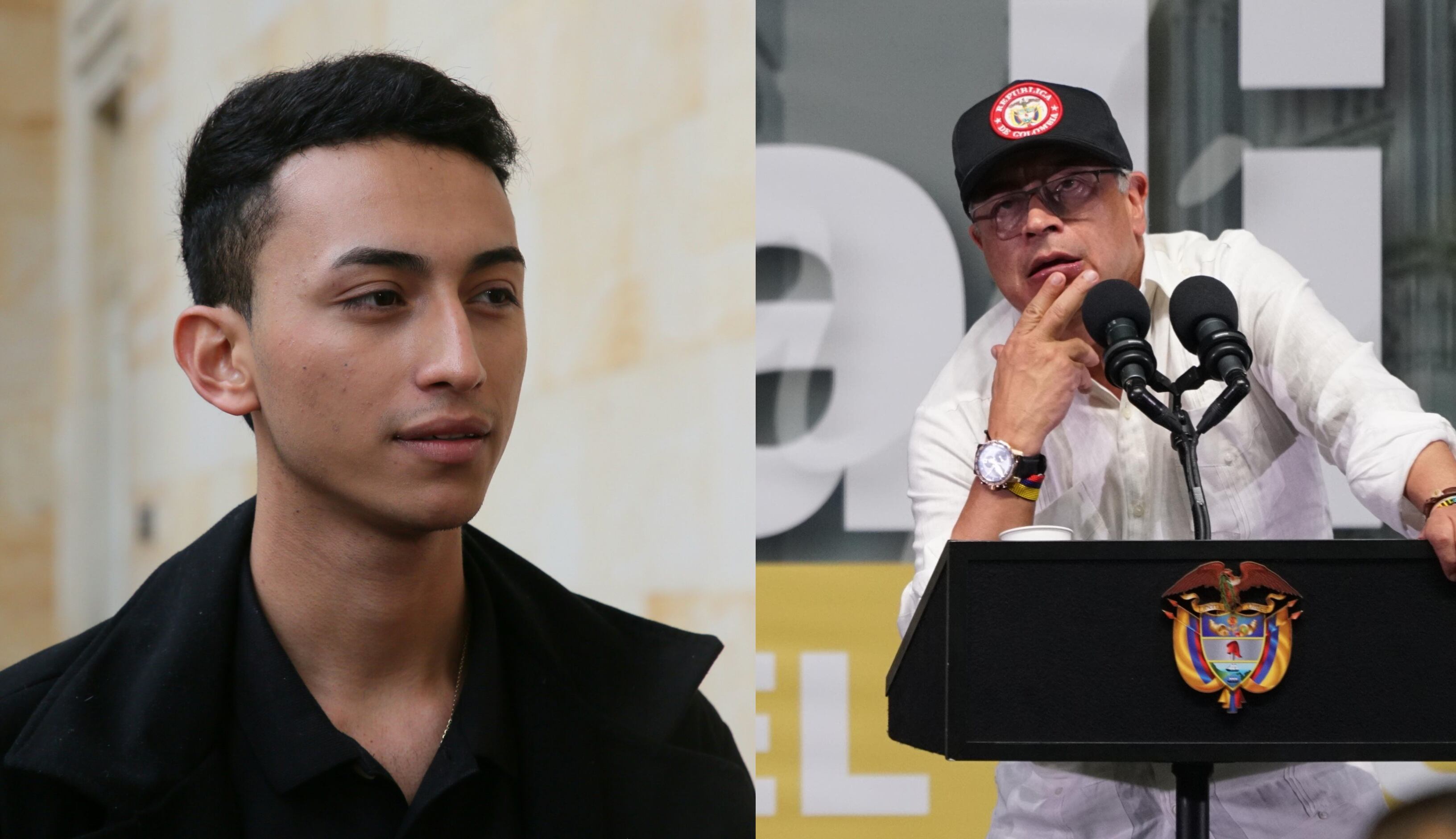 William Molina, consejero para la juventud, tiene una posición bastante crítica frente a la gestión del presidente Gustavo Petro.