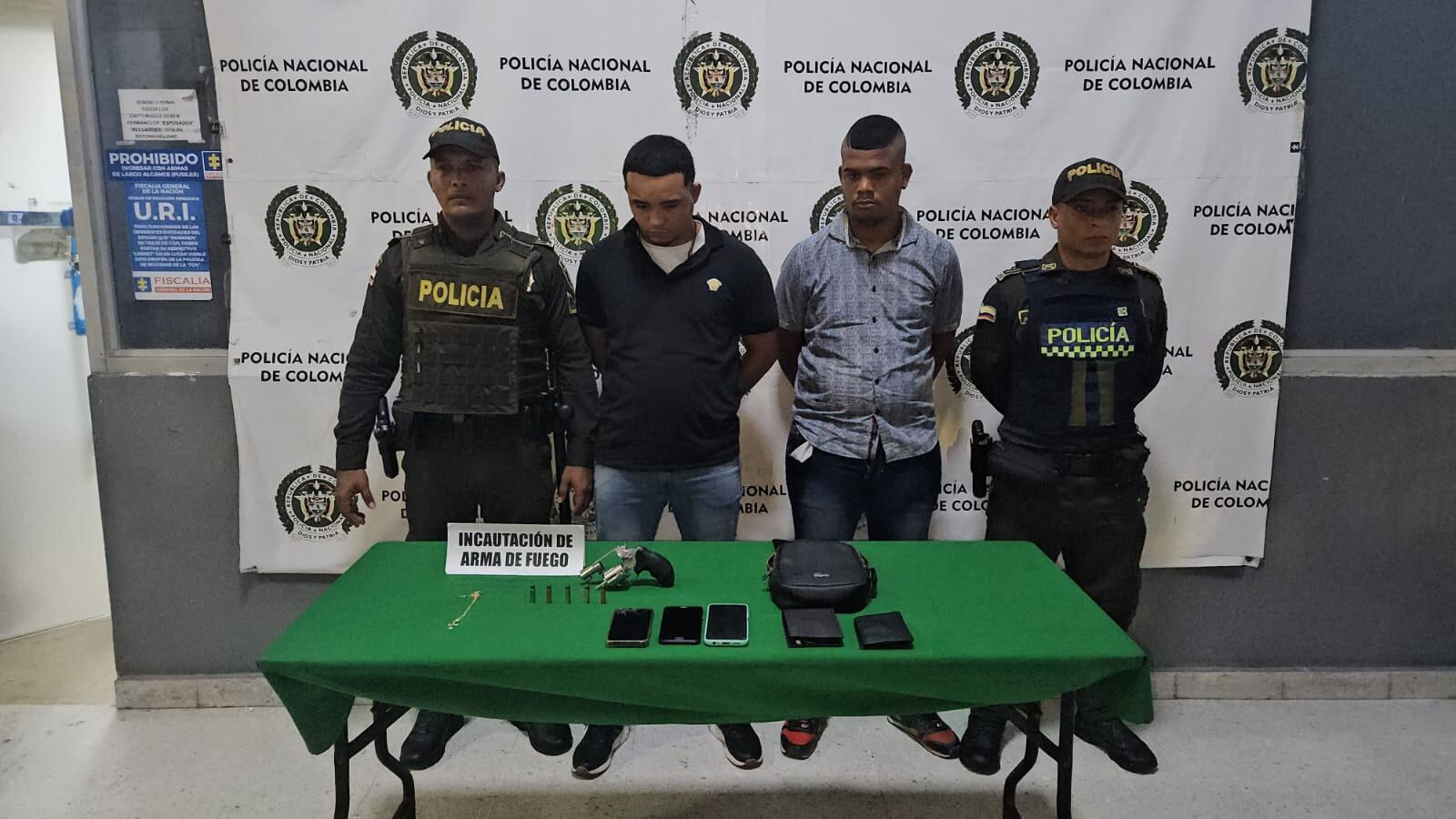 Capturados por atraco en el norte de Barranquilla.