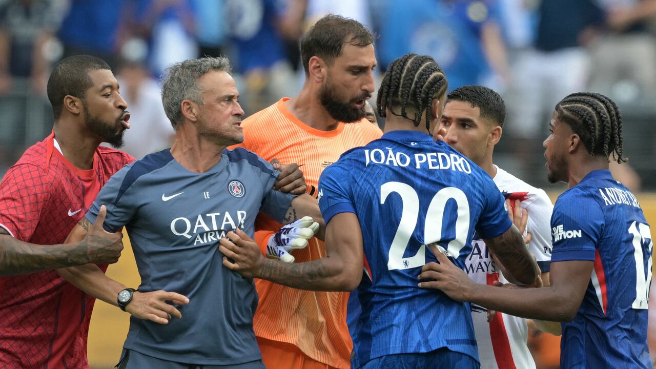 Luis Enrique confrontó a Joao Pedro en la final del Mundial de Clubes