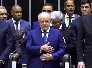 Lula da Silva asumió como mandatario de Brasil por tercera vez.