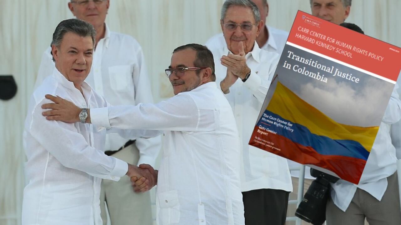 El centro de investigación en derechos humanos de la universidad más prestigiosa del planeta publicó un reporte en el que diferentes expertos analizan la implementación del sistema de justicia transicional en el país tras la firma del Acuerdo de Paz. El expresidente Santos participó en su elaboración.