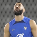 Benzema salió tocado después de la sesión de entrenamiento del sábado