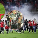 Noche de terror en El Campín luego del enfrentamiento entre barras de Santa Fe y América