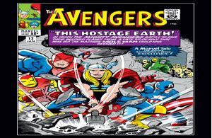 La historieta de 'Los Vengadores' fue creada por Stan Lee y
Jack Kirby y publicada por primera vez en septiembre de 1963. Surgió como respuesta al éxito de 'La Liga de la Justicia' de la editorial D.C., la principal competencia de Lee.