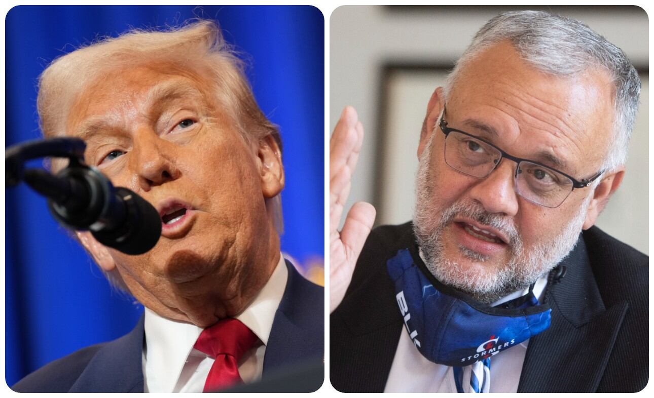 Donald Trump y Ebrahim Rasul