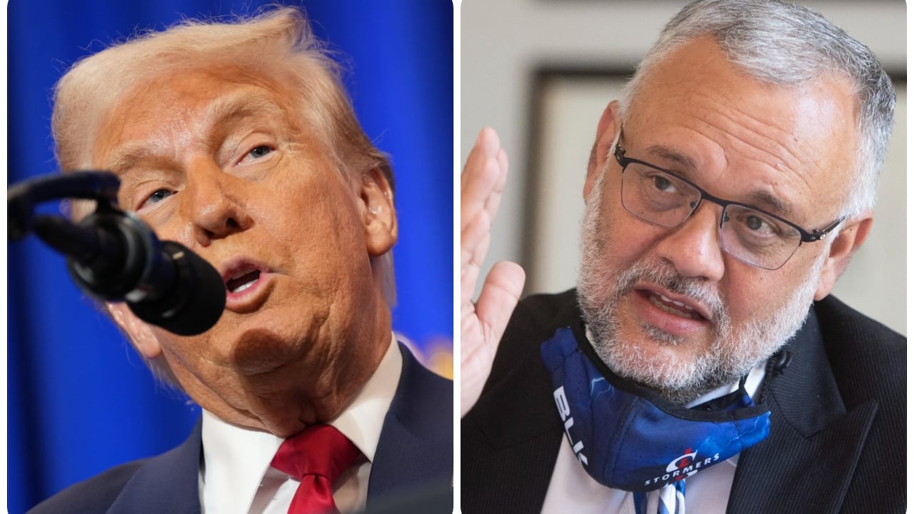 Donald Trump y Ebrahim Rasul