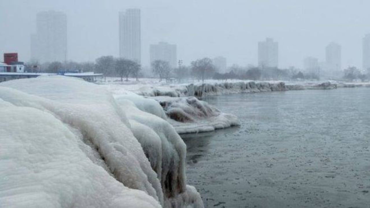 Se espera que en Chicago las bajas temperaturas batan récords. Foto: REUTERS vía BBC.
