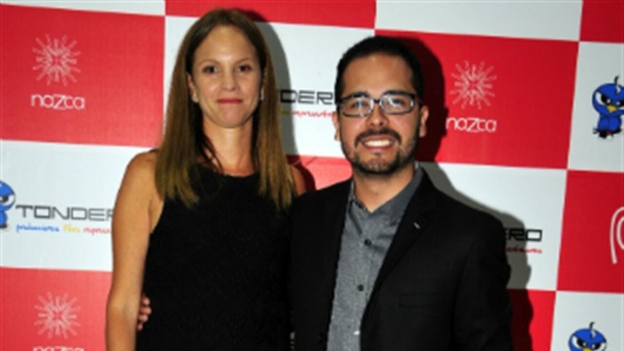Ximena Bellido, quien manejará Tondero en Colombia y su socio, Miguel Valladares, quien hace lo mismo en Perú.