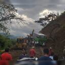 Cierre en la vía Uramita - Dabeiba sector El Tigre kilómetro 27