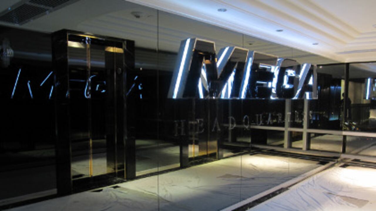 Entrada de una de las oficinas de Megaupload en Hong Kong.